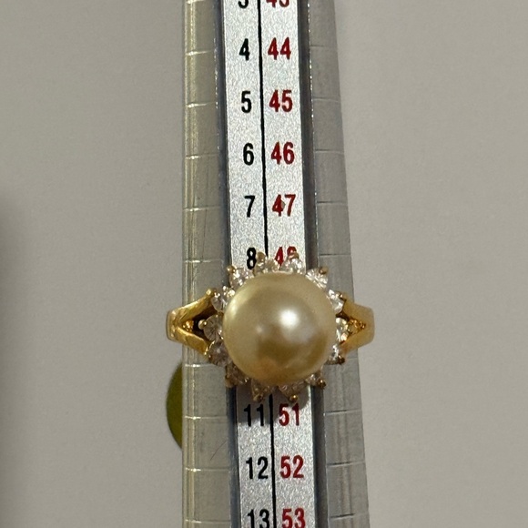 Vintage Gold Electroplate Ring Size 5 - Picture 4 of 6